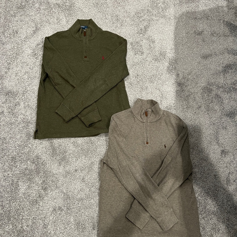 Men's Olive Green Polo by Ralph Lauren Shirt
